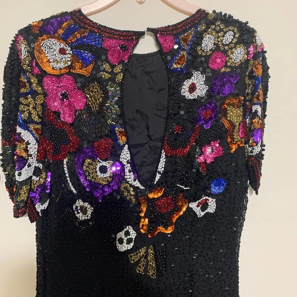 Vintage sequin dress M - Picture 4 of 7
